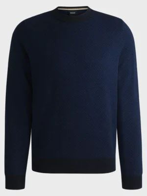 H ELTORO ( pull ras du cou bicolore 74%laine/26%coton)