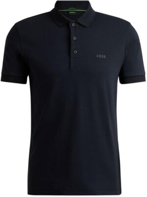 PAUL RIB ( polo manches courtes marine )